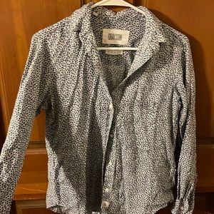Grayson, long sleeve button top.